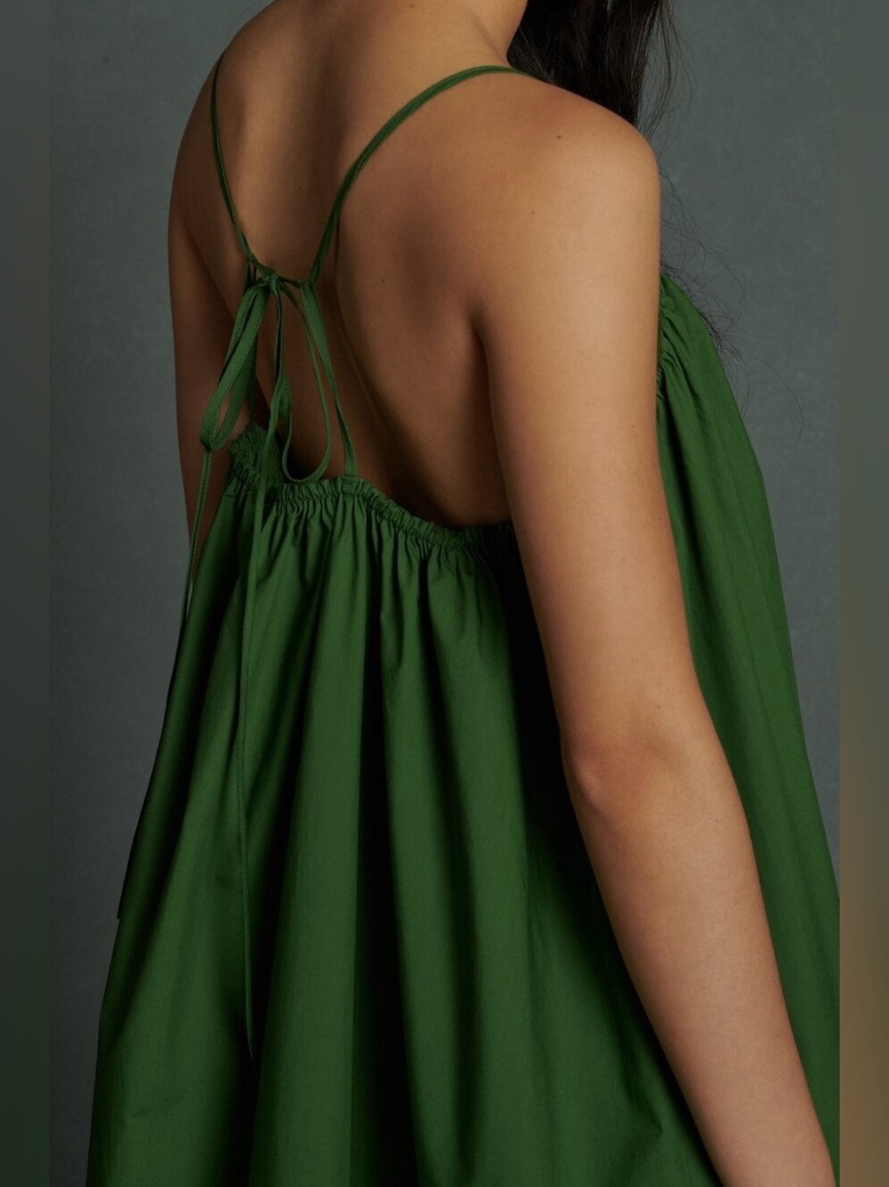 Soeur Arielle Green Cotton Maxi Dress - Picture 2 of 8